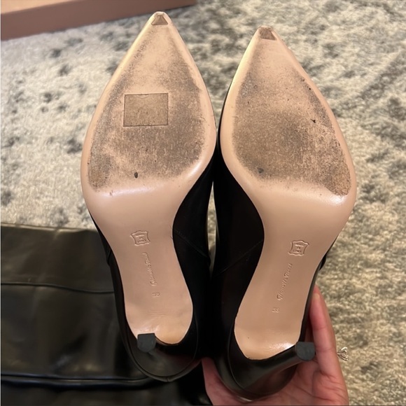 Gianvito Rossi over the knee black leather boots, 38 - Picture 6 of 10